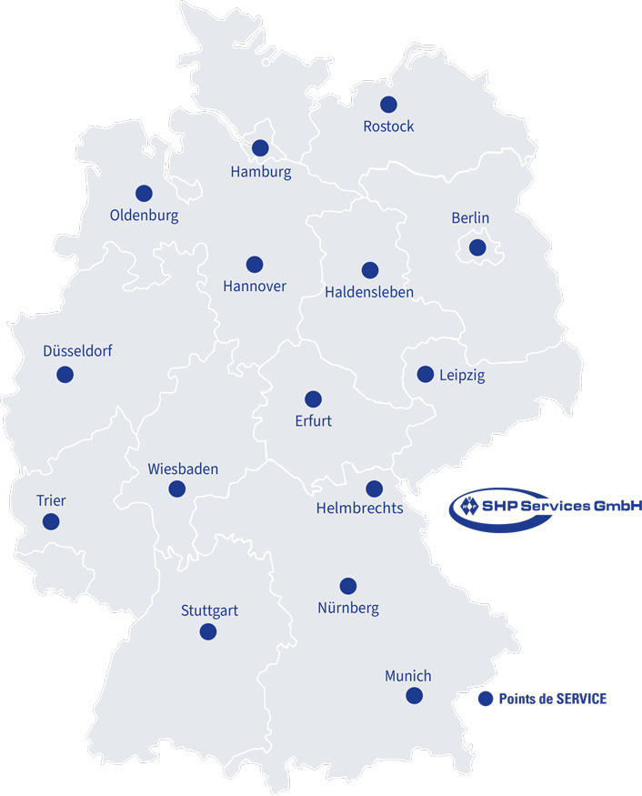 Points de service de SHP Services GmbH Points de service de SHP Services GmbH