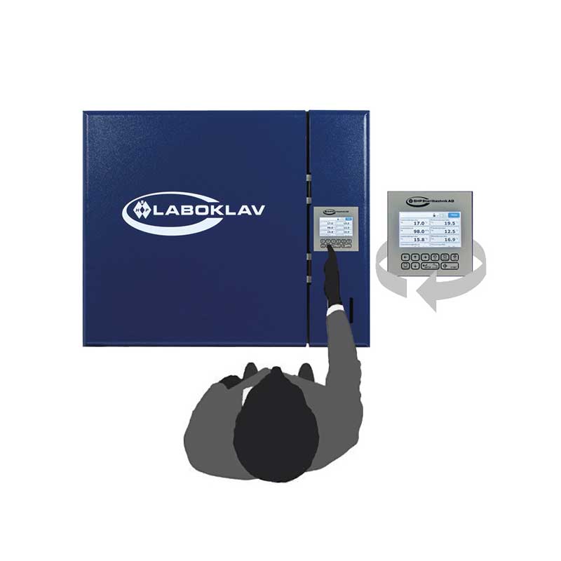 Laboklav 55-195 - Display