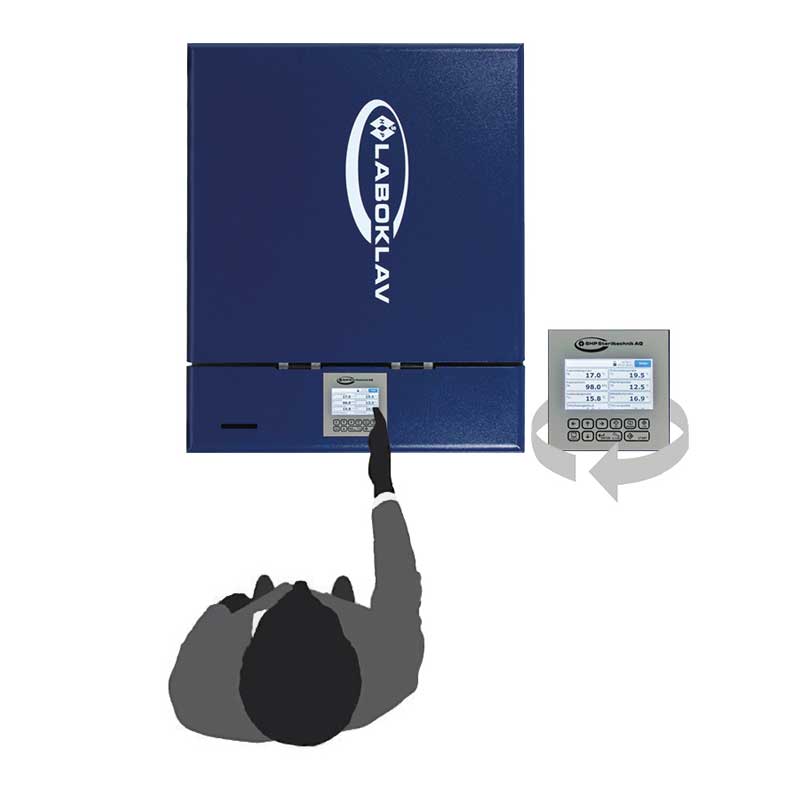Laboklav 55-195 – Display vänd