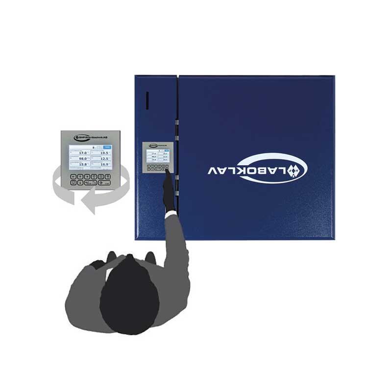 Laboklav 55-195 – Display vänd