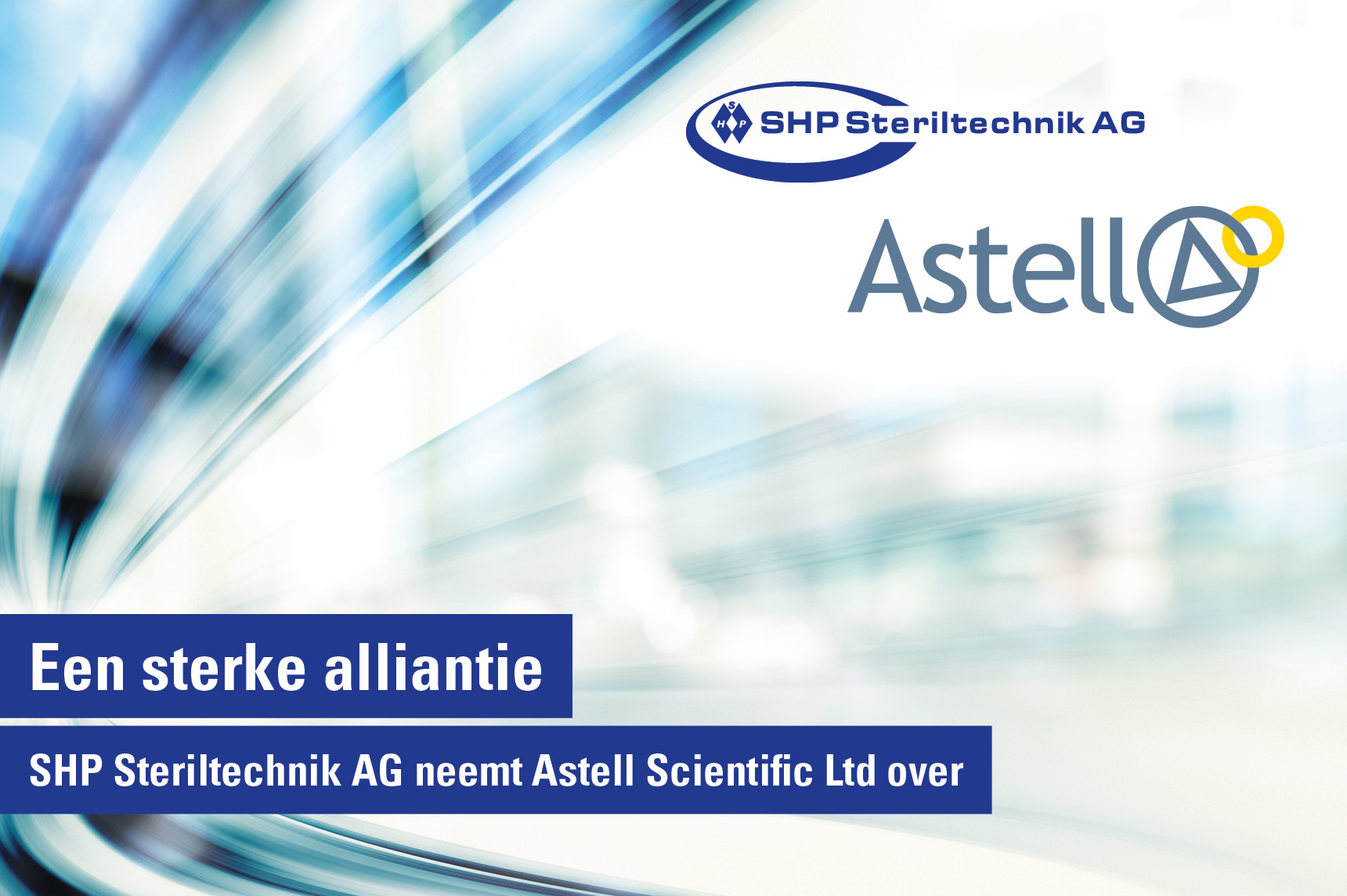 SHP Steriltechnik AG neemt Astell Scientific Ltd over